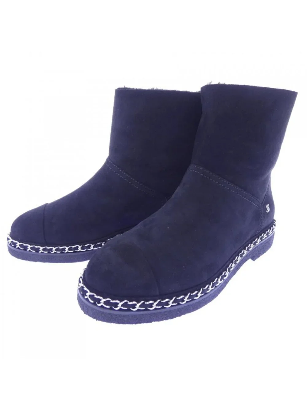 Chanel Short Boots Black